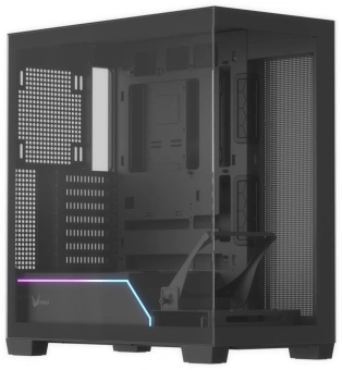 Корпус Formula Crystal Z8G Floe черный без БП ATX 8x120mm 6x140mm 2xUSB3.0 audio bott PSU - купить недорого с доставкой в интернет-магазине