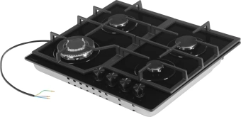 Газовая варочная поверхность Candy CHXG64CWB черный - купить недорого с доставкой в интернет-магазине