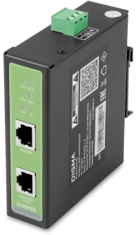 Инжектор PoE Digma DNP30W48GDXM 10/100/1000BASE-T 30Вт 37-57В(DC) - купить недорого с доставкой в интернет-магазине
