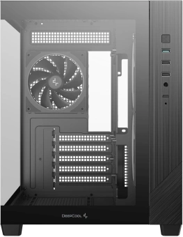 Корпус Deepcool CG330 3F черный без БП mATX 2xUSB3.0 audio bott PSU - купить недорого с доставкой в интернет-магазине