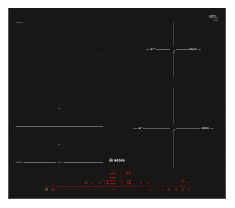 Индукционная варочная поверхность Bosch PXE601DC1E черный - купить недорого с доставкой в интернет-магазине