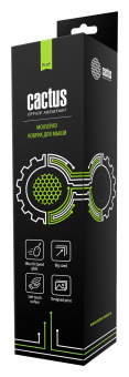 Коврик для мыши Cactus Blue Cosmic черный/рисунок 900x400x3мм - купить недорого с доставкой в интернет-магазине