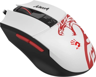 Мышь A4Tech Bloody L65 Max белый/рисунок оптическая 12000dpi USB 6but (L65 MAX NARAKA) - купить недорого с доставкой в интернет-магазине