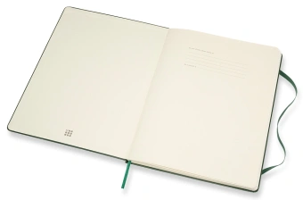 Блокнот Moleskine CLASSIC QP090K15 XLarge 190х250мм 192стр. линейка твердая обложка зеленый - купить недорого с доставкой в интернет-магазине