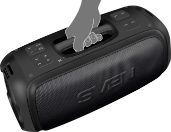 Колонка порт. Sven PS-860 черный 100W 1.0 BT/3.5Jack 5400mAh (SV-022518) - купить недорого с доставкой в интернет-магазине