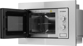 Микроволновая печь Hyundai HBW 2030 IX 20л. 800Вт нержавеющая сталь (встраиваемая) - купить недорого с доставкой в интернет-магазине