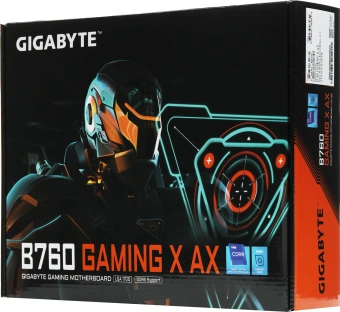 Материнская плата Gigabyte B760 GAMING X AX Soc-1700 Intel B760 4xDDR5 ATX AC`97 8ch(7.1) 2.5Gg RAID+HDMI+DP - купить недорого с доставкой в интернет-магазине