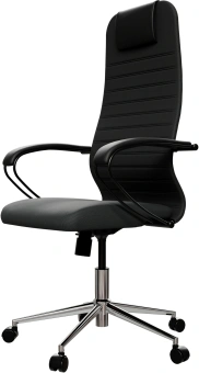 Кресло Метта SU-B-10 черный сиденье черный сетка с подголов. крестов. металл хром - купить недорого с доставкой в интернет-магазине