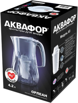 Кувшин Аквафор Орлеан белый 4.2л. - купить недорого с доставкой в интернет-магазине