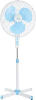 Вентилятор напольный Scarlett SC-SF111B29 45Вт скоростей:3 белый/голубой - купить недорого с доставкой в интернет-магазине