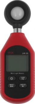 Люксметр RGK LM-20 портативный красный/черный (776301) - купить недорого с доставкой в интернет-магазине