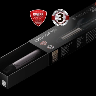 Щипцы Polaris PHS 3410TAi Argan Therapy PRO 65Вт черный макс.темп.:220С покрытие:турмалиновое (PHS 3410TAI) - купить недорого с доставкой в интернет-магазине