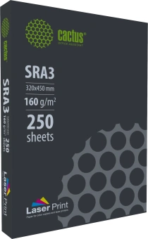 Бумага Cactus CS-LPSRA3160250 SRA3/160г/м2/белый/250л. CIE170% для лазерной печати - купить недорого с доставкой в интернет-магазине