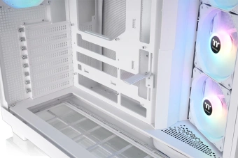 Корпус Thermaltake View 380 XL TG ARGB белый без БП E-ATX 2x120mm 2xUSB3.0 1xUSB3.1 audio bott PSU - купить недорого с доставкой в интернет-магазине