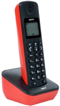 Р/Телефон Dect Sanyo RA-SD53RUR красный/черный АОН - купить недорого с доставкой в интернет-магазине