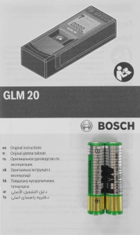 Лазерный дальномер Bosch GLM 20 2кл.лаз. 635нм (0601072E00) - купить недорого с доставкой в интернет-магазине
