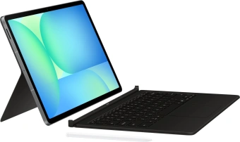 Чехол-клавиатура Samsung для Samsung Galaxy Tab S10 FE+ Book Cover Keyboard with touchpad поликарбонат/полиуретан черный (EF-DX625UBRGRU) - купить недорого с доставкой в интернет-магазине
