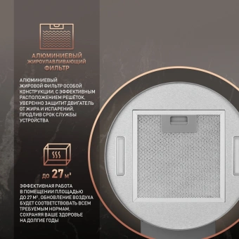 Вытяжка каминная Weissgauff Gracia 70 IX нержавеющая сталь управление: кнопочное (1 мотор) - купить недорого с доставкой в интернет-магазине