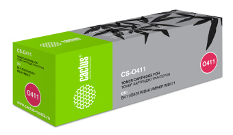 Картридж лазерный Cactus CS-O411 44574705 черный (3000стр.) для Oki B411/B431 - купить недорого с доставкой в интернет-магазине