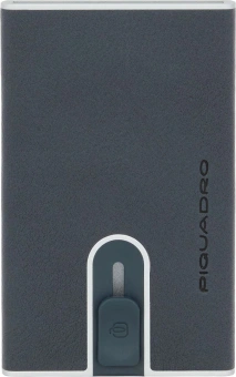 Чехол для кредитных карт Piquadro Black Square PP4825B3R/BLU4 темно-синий натур.кожа - купить недорого с доставкой в интернет-магазине