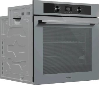 Духовой шкаф Электрический Haier HOQ-K3QSN5GG серый - купить недорого с доставкой в интернет-магазине