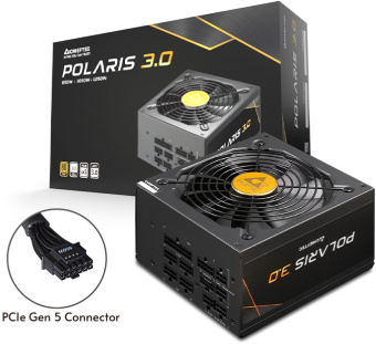 Блок питания Chieftec ATX 1250W Polaris PPS-1250FC-A3 80+ gold (20+4pin) APFC 135mm fan 12xSATA Cab Manag RTL - купить недорого с доставкой в интернет-магазине
