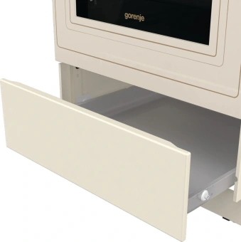 Плита Комбинированная Gorenje GKS5B70CLI бежевый (металлическая крышка) реш.чугун - купить недорого с доставкой в интернет-магазине