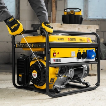 Генератор Denzel GE 6900 5.5кВт - купить недорого с доставкой в интернет-магазине