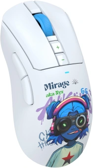 Мышь A4Tech Bloody R73 Pro белый/рисунок оптическая 26000dpi беспров. USB/USB-C 7but (R73 PRO NYX MIRAGE) - купить недорого с доставкой в интернет-магазине