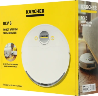 Пылесос-робот Karcher RCV 5 30Вт белый - купить недорого с доставкой в интернет-магазине