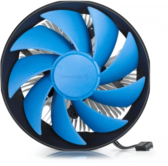 Устройство охлаждения(кулер) Deepcool Gamma Archer Pro V2 Soc-AM5/AM4/1200/1700/1851 черный/синий 4-pin 17.8-21dB Al+Cu 110W 315gr Ret (G-U-ARCHER-ARNNNN-G-2) - купить недорого с доставкой в интернет-магазине