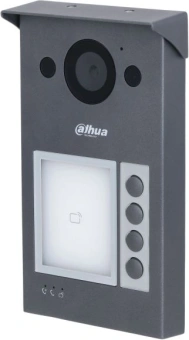 Видеопанель Dahua DHI-VTO3311Q-WP цветной сигнал CMOS цвет панели: серый - купить недорого с доставкой в интернет-магазине