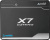 Коврик для мыши A4Tech X7 Pad XP-70M черный 350x280x3мм - купить недорого с доставкой в интернет-магазине