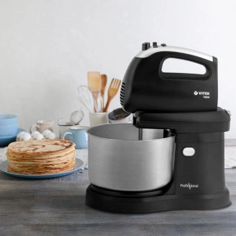 Миксер стационарный Vitek VT-1417 ST 700Вт черный - купить недорого с доставкой в интернет-магазине