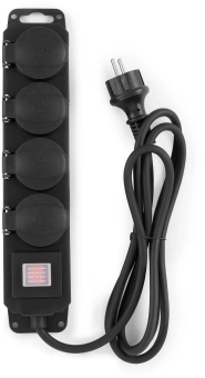 Сетевой фильтр Buro 400MDP-5-B 5м (4 розетки) черный (коробка) - купить недорого с доставкой в интернет-магазине