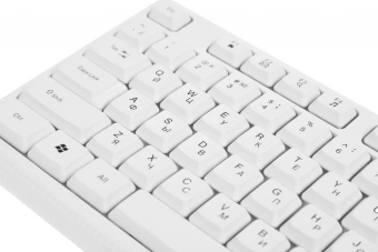 Клавиатура + мышь Defender Motion C-977 клав:белый мышь:белый/розовый USB Multimedia (45977) - купить недорого с доставкой в интернет-магазине