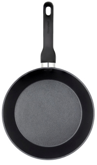 Сковорода Rondell Midnight RDA-1237 круглая 24см покрытие: Xylan Plus ручка несъемная (без крышки) черный - купить недорого с доставкой в интернет-магазине