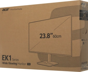 Монитор Acer 23.8" EK241YP0bmix черный VA LED 1ms 16:9 HDMI M/M матовая 250cd 178гр/178гр 1920x1080 144Hz FreeSync VGA FHD 2.68кг - купить недорого с доставкой в интернет-магазине