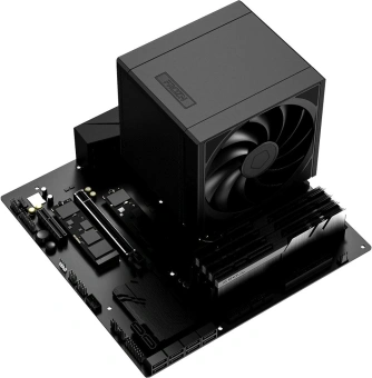 Устройство охлаждения(кулер) ID-Cooling Frozn A620 SLK нет подсветки Soc-AM5/AM4/1200/1700/1851 черный 4-pin 33.9dB Al+Cu 260W 1300gr Ret - купить недорого с доставкой в интернет-магазине
