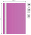 Папка-скоросшиватель Buro -PSE20BU/VIO A4 прозрач.верх.лист пластик фиолетовый 0.11/0.13 - купить недорого с доставкой в интернет-магазине