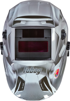 Маска сварщика Fubag IR 9-13C S филь.:хамел. кл.:1/1/1/2 см.экр.95x36мм серебристый (38076) - купить недорого с доставкой в интернет-магазине