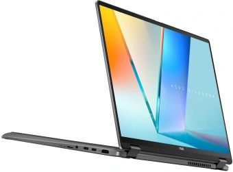 Ноутбук Asus Vivobook 16 Flip TP3607AA-SI086W Core Ultra 7 355 32Gb SSD1Tb Intel Graphics 16" OLED Touch WUXGA (1920x1200) Windows 11 Home grey WiFi BT Cam (90NB17B1-M005K0) - купить недорого с доставкой в интернет-магазине