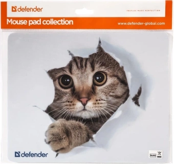 Коврик для мыши Defender Silk Мини рисунок 230x190x1.6мм (50706) - купить недорого с доставкой в интернет-магазине