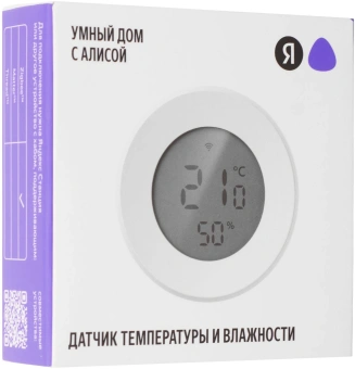 Датчик темпер./влажн. Yandex YNDX-00529 белый - купить недорого с доставкой в интернет-магазине