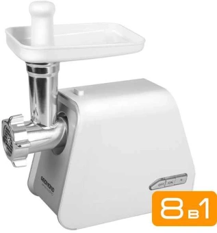 Мясорубка Redmond RMG-1216-8 1200Вт белый/серебристый - купить недорого с доставкой в интернет-магазине