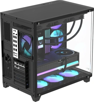 Корпус Formula Crystal U2 черный без БП ATX 1xUSB2.0 1xUSB3.0 1xUSB3.1 audio bott PSU - купить недорого с доставкой в интернет-магазине