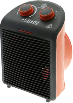 Тепловентилятор Sturm! FH2001 2000Вт черный/зеленый - купить недорого с доставкой в интернет-магазине
