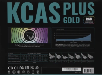 Блок питания Formula ATX 650W AC KCAS PLUS GOLD 650W RGB 80+ gold (20+4pin) APFC 120mm fan color LED 6xSATA RTL - купить недорого с доставкой в интернет-магазине