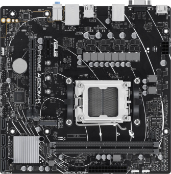 Материнская плата Asus PRIME A620M-K SocketAM5 AMD A620 2xDDR5 mATX AC`97 8ch(7.1) GbLAN RAID+VGA+HDMI - купить недорого с доставкой в интернет-магазине
