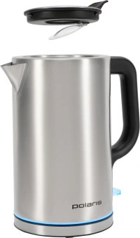 Чайник электрический Polaris PWK 0712CA 1.7л. 2200Вт сталь корпус: металл/пластик - купить недорого с доставкой в интернет-магазине